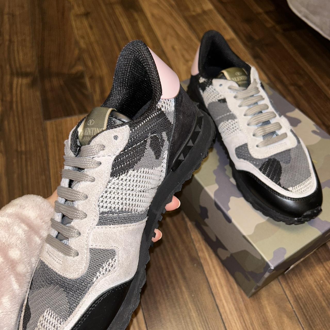 mens valentino camo trainers