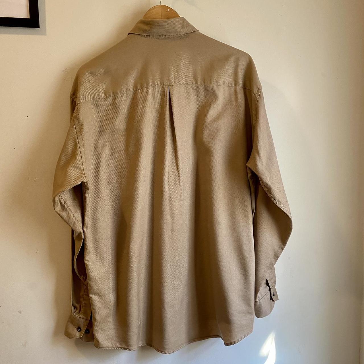 Chic Men's Tan Top | Depop