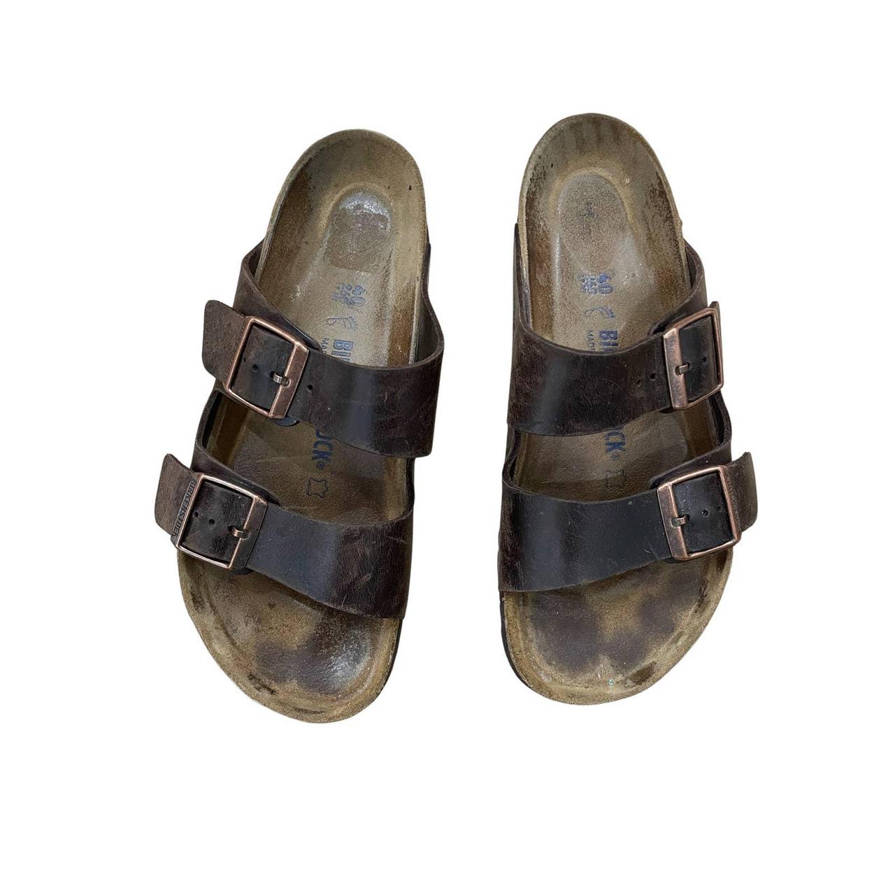 Birkenstock Men's Brown Sandals | Depop