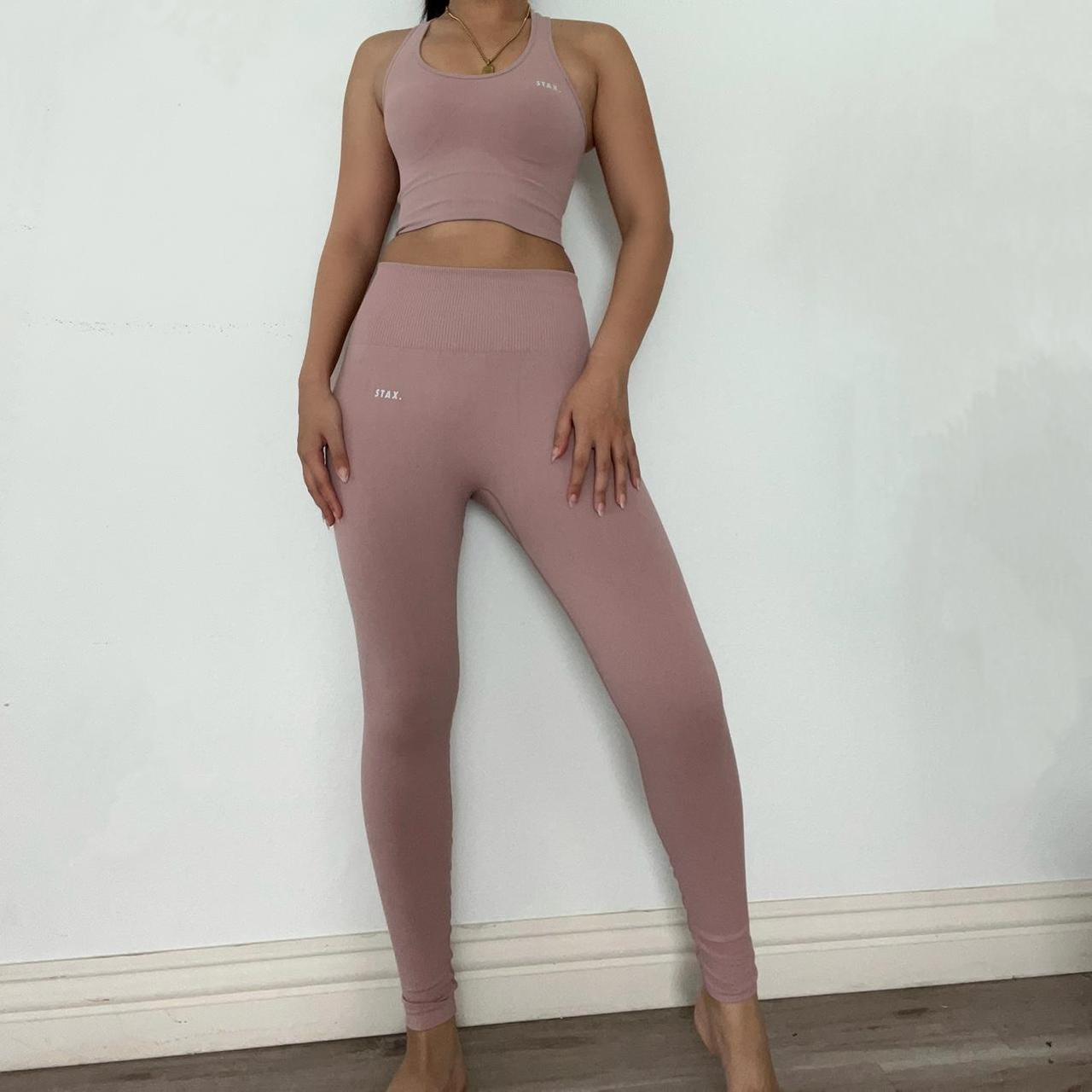 Stax legging set in mauve. So comfy and so stretchy! - Depop