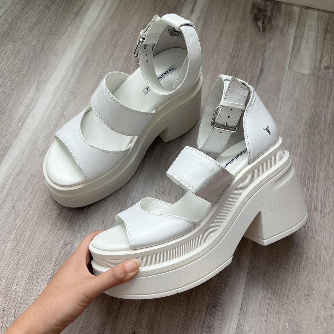 Windsor smith best sale white sandals