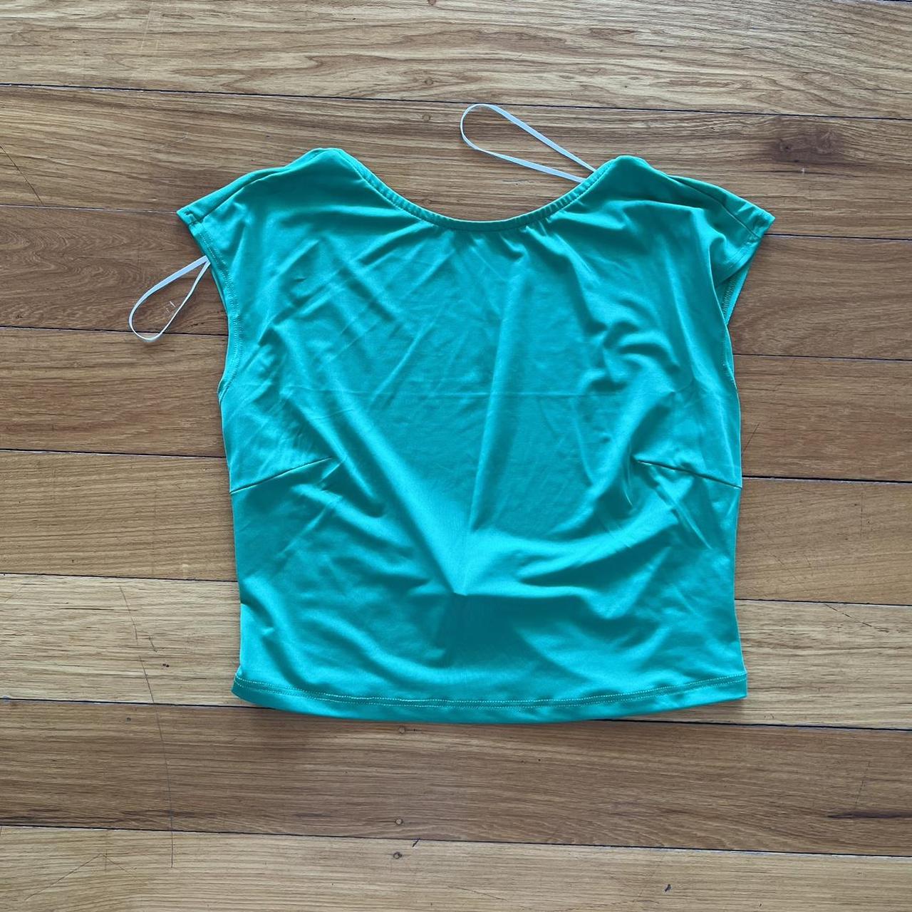 Princess polly low back crop top. Emerald green,... Depop