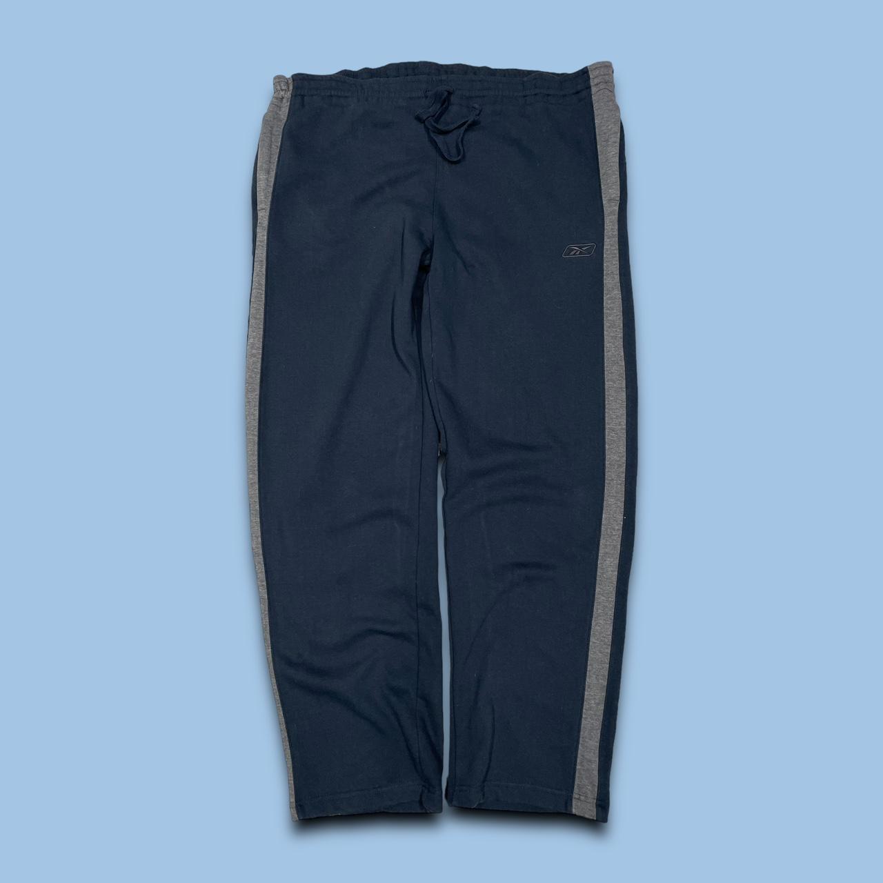 reebok mens short leg tracksuit bottoms