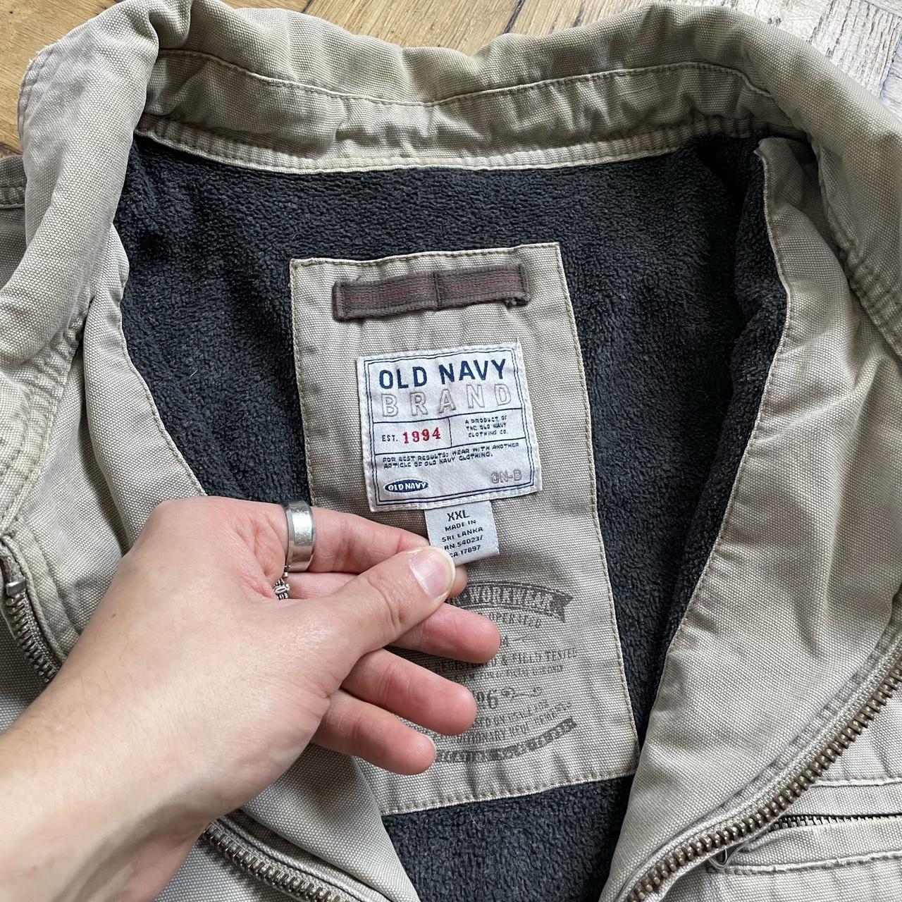 VINTAGE OLD NAVY DETROIT STYLE ZIP UP WORKWEAR | Depop