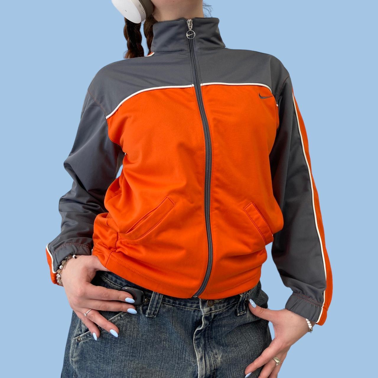 Orange nike jacket women's online