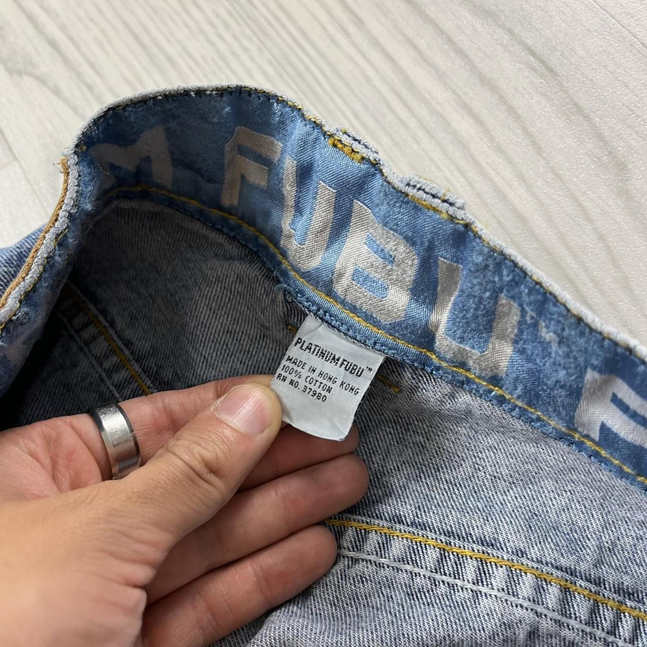 VINTAGE PLATINUM FUBU BAGGY LOOSE SKATER HIP HOP | Depop