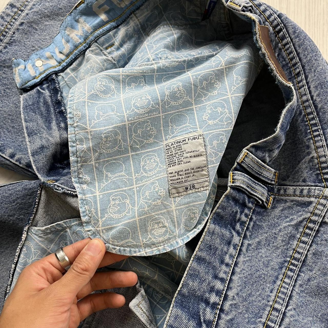 VINTAGE PLATINUM FUBU BAGGY LOOSE SKATER HIP HOP | Depop