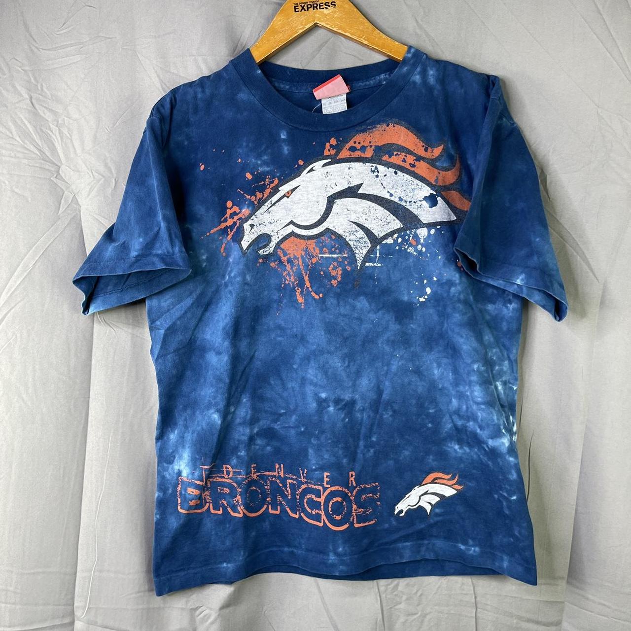 Denver Broncos Tie-Dye T-Shirt in size mens