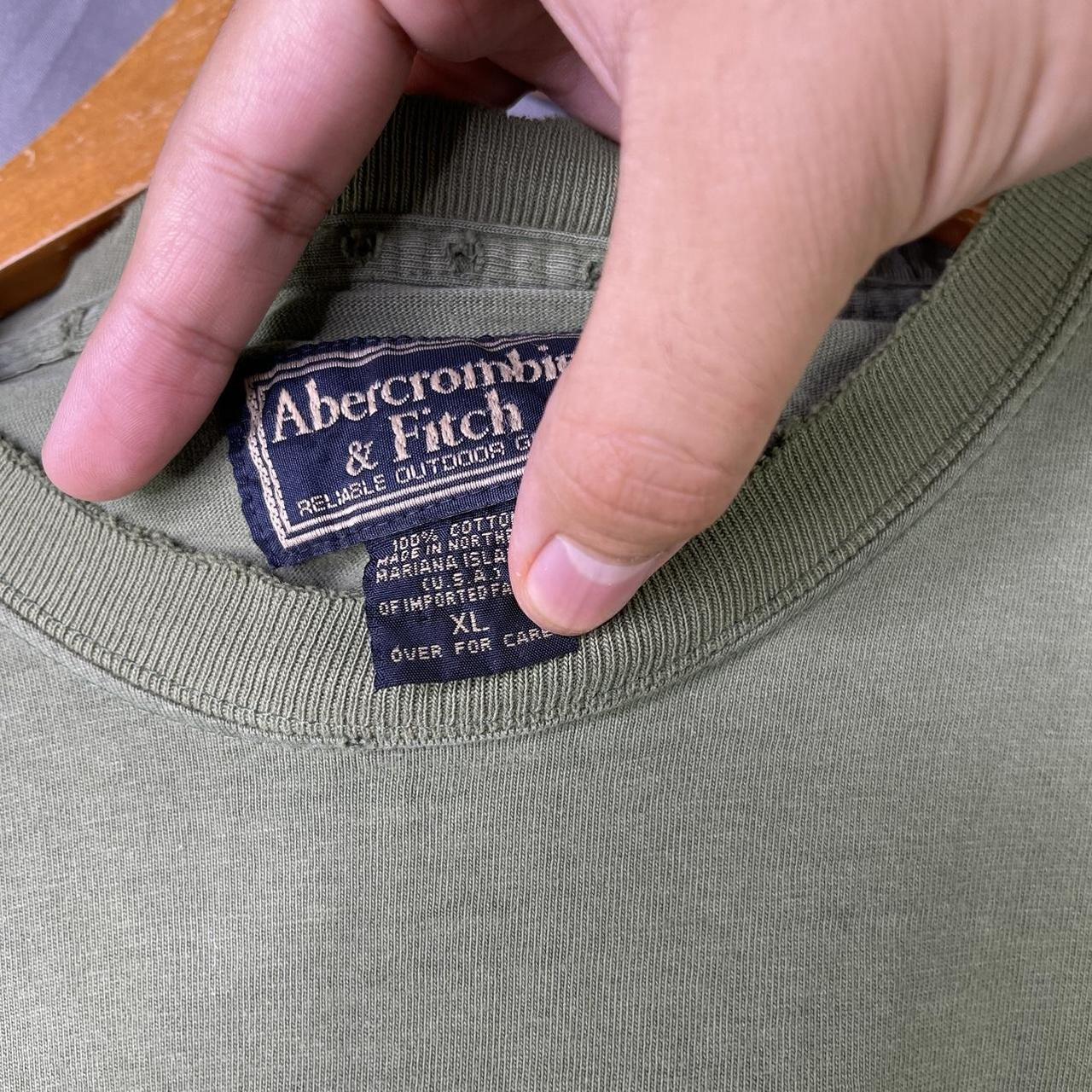 Vintage Early 2000s Abercrombie and Fitch Longsleeve... - Depop