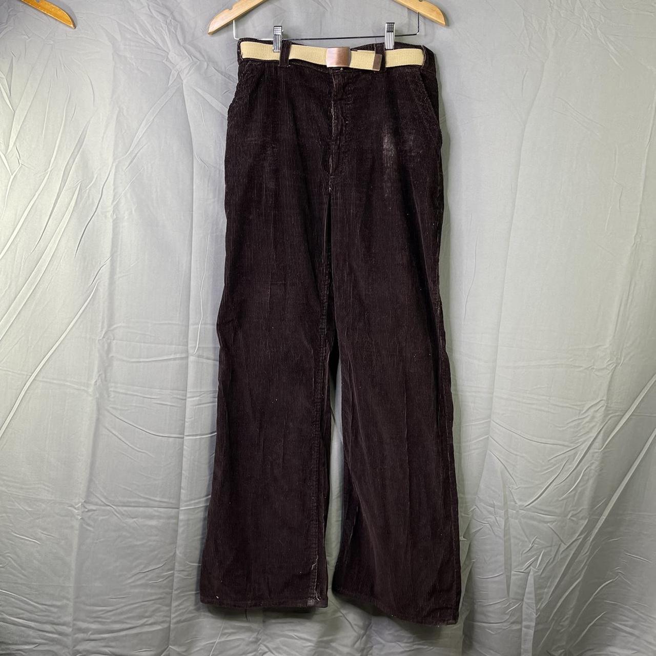 Vintage 70s Earth Tone Mocha Brown Levis Corduroy Depop