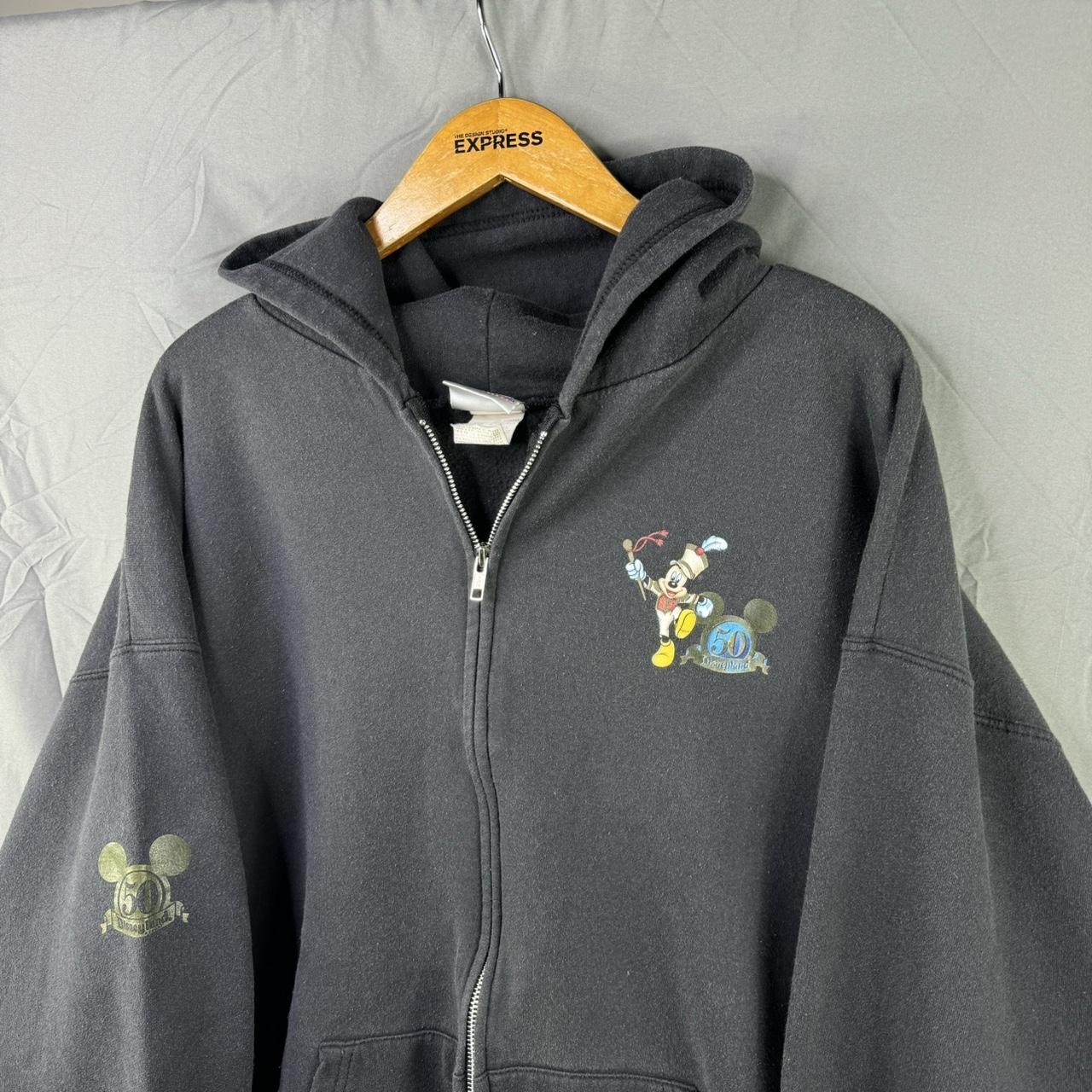 Vintage 2005 Disneyland Resort Zip Up Sweatshirt... - Depop