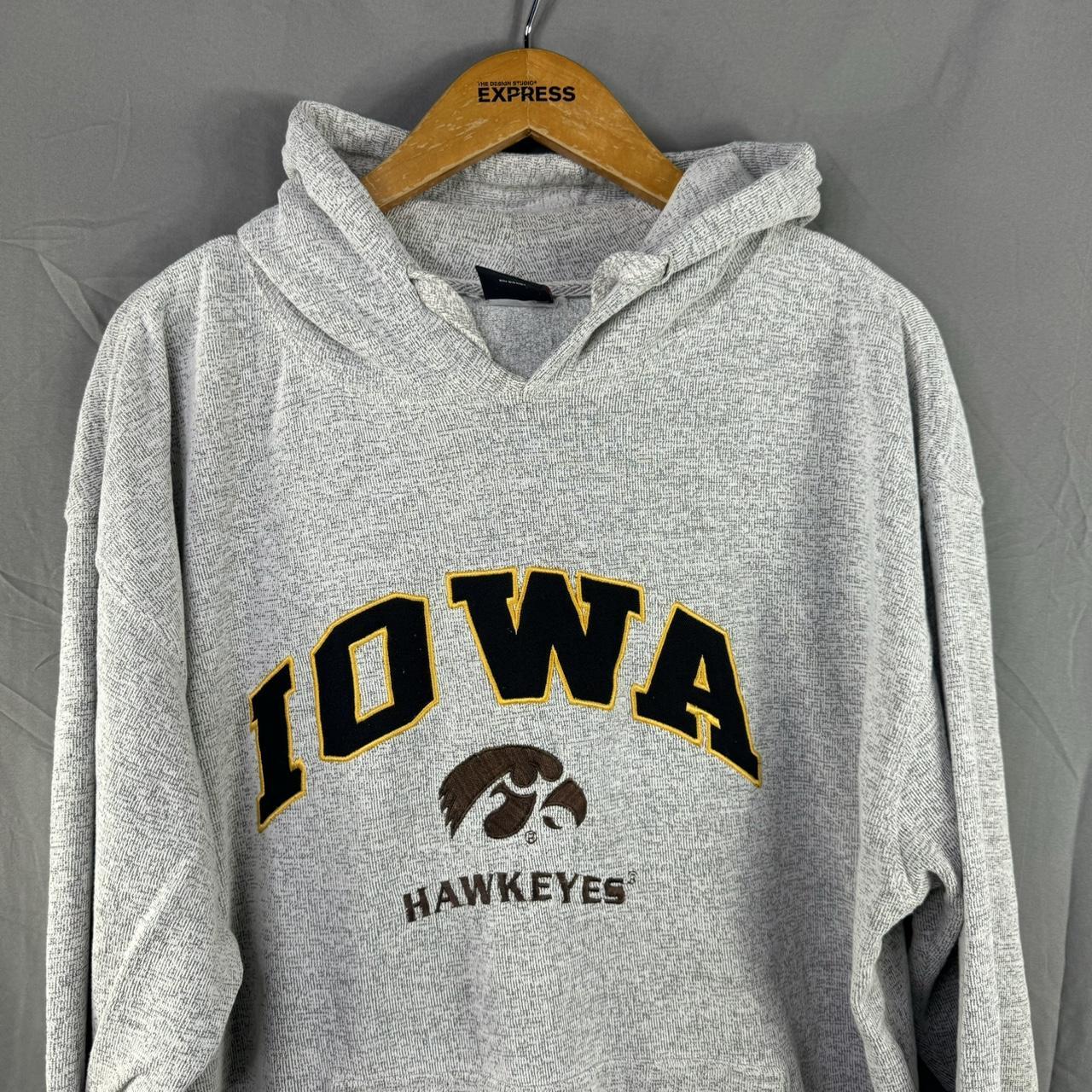 Vintage 90s Iowa Hawkeyes University Spell Out... - Depop