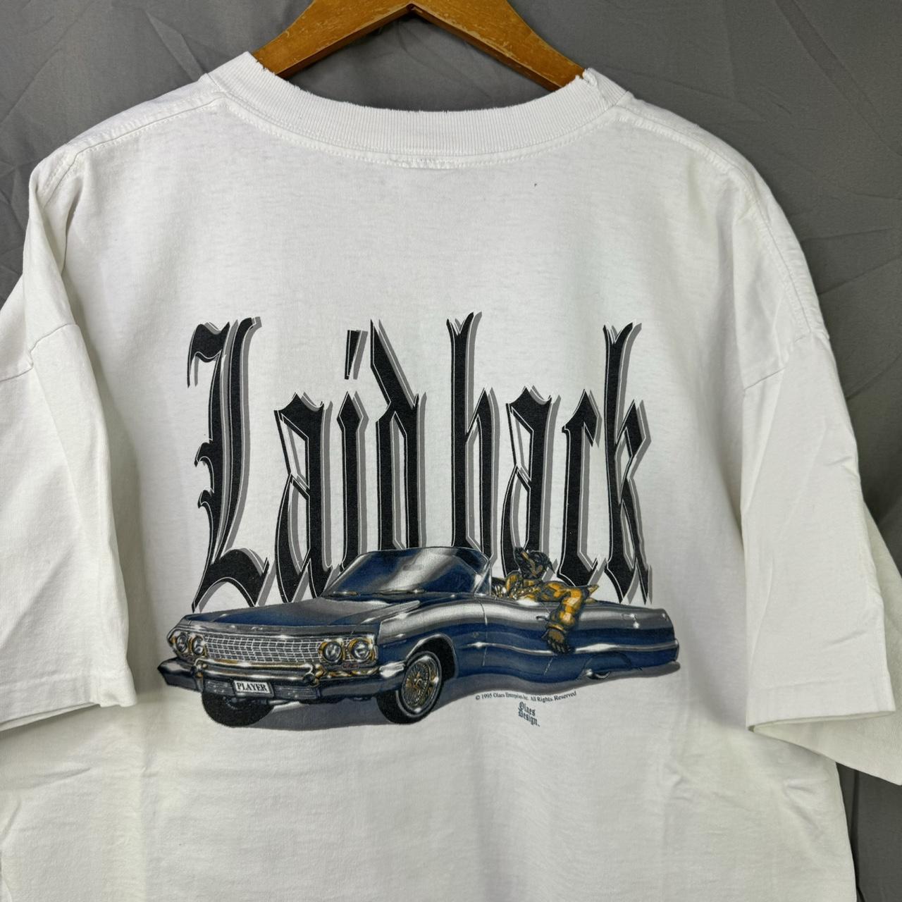 Vintage 90s Rollin Hard Laid Back Low Rider T... - Depop