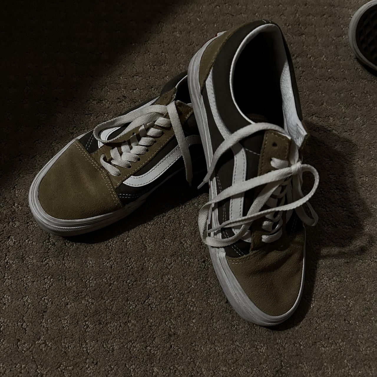 Dark tan outlet vans