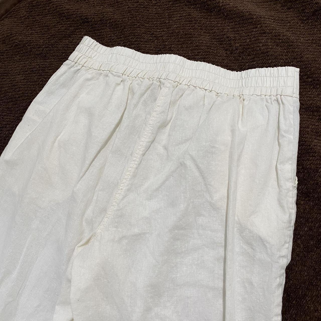 Max Studio Women's White Trousers (6)