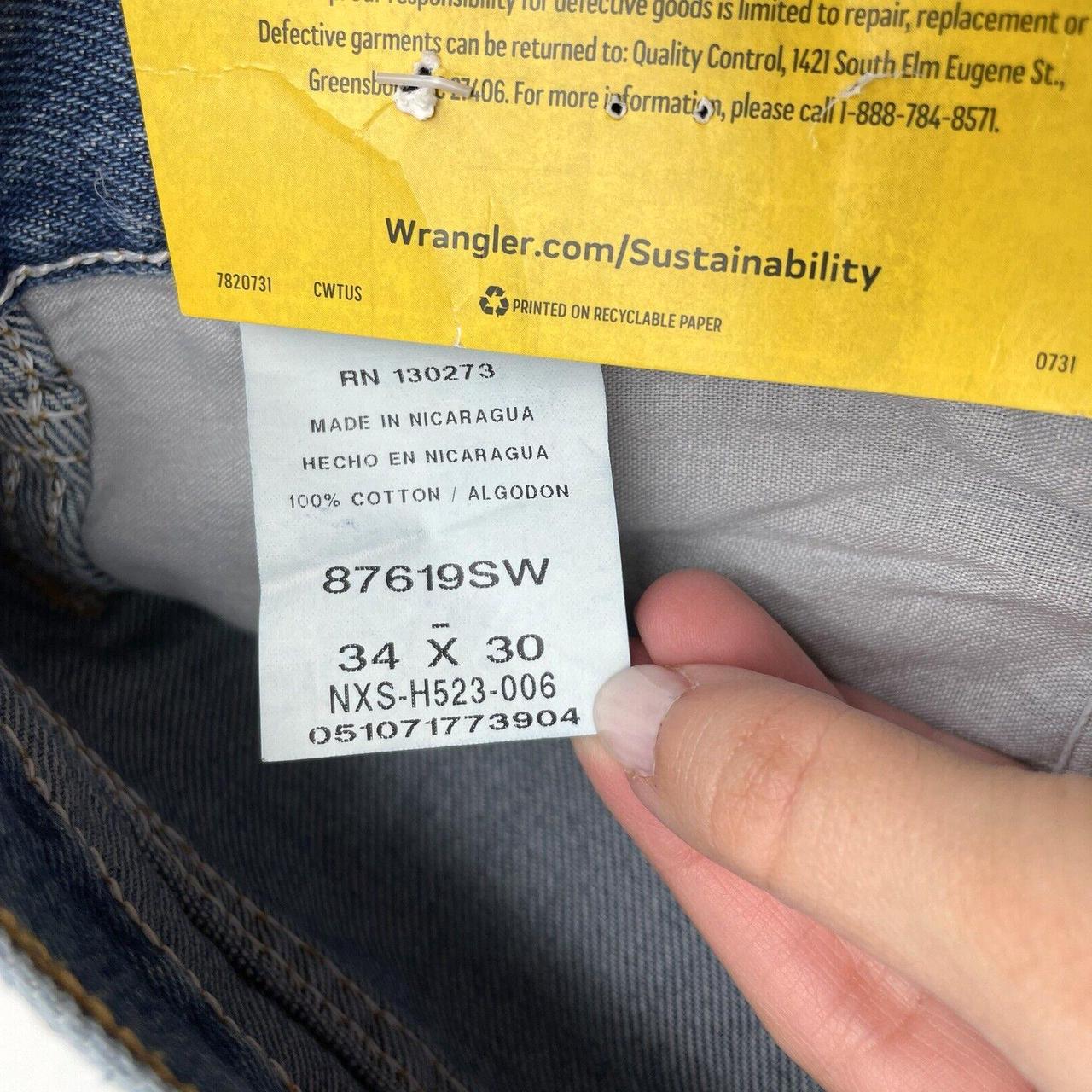 NWT Vtg Wrangler Rustler Jeans Model: 87619SW Depop