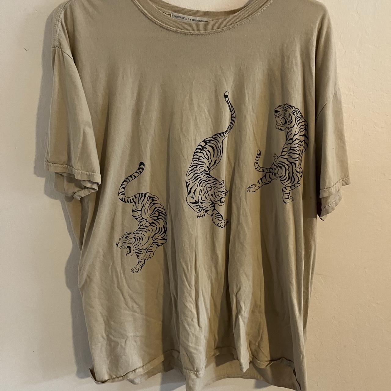 Urban outfitters tiger shirt! So comfy, worn several... Depop