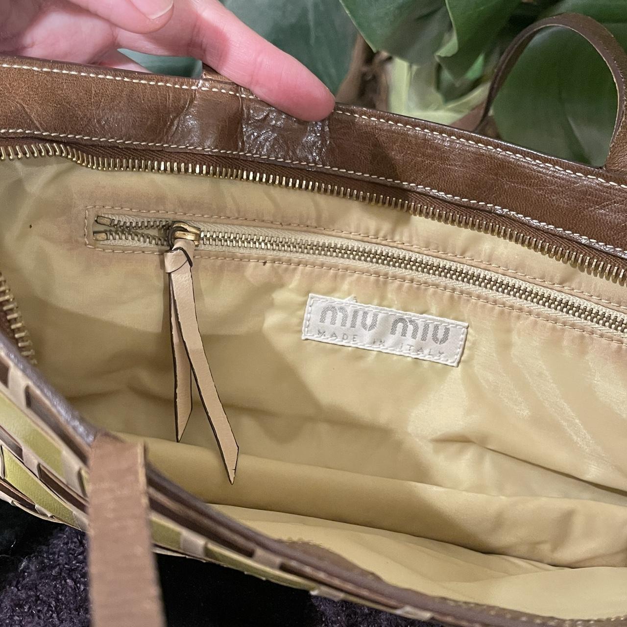 Miu Miu Women's Brown and Yellow Bag (3)