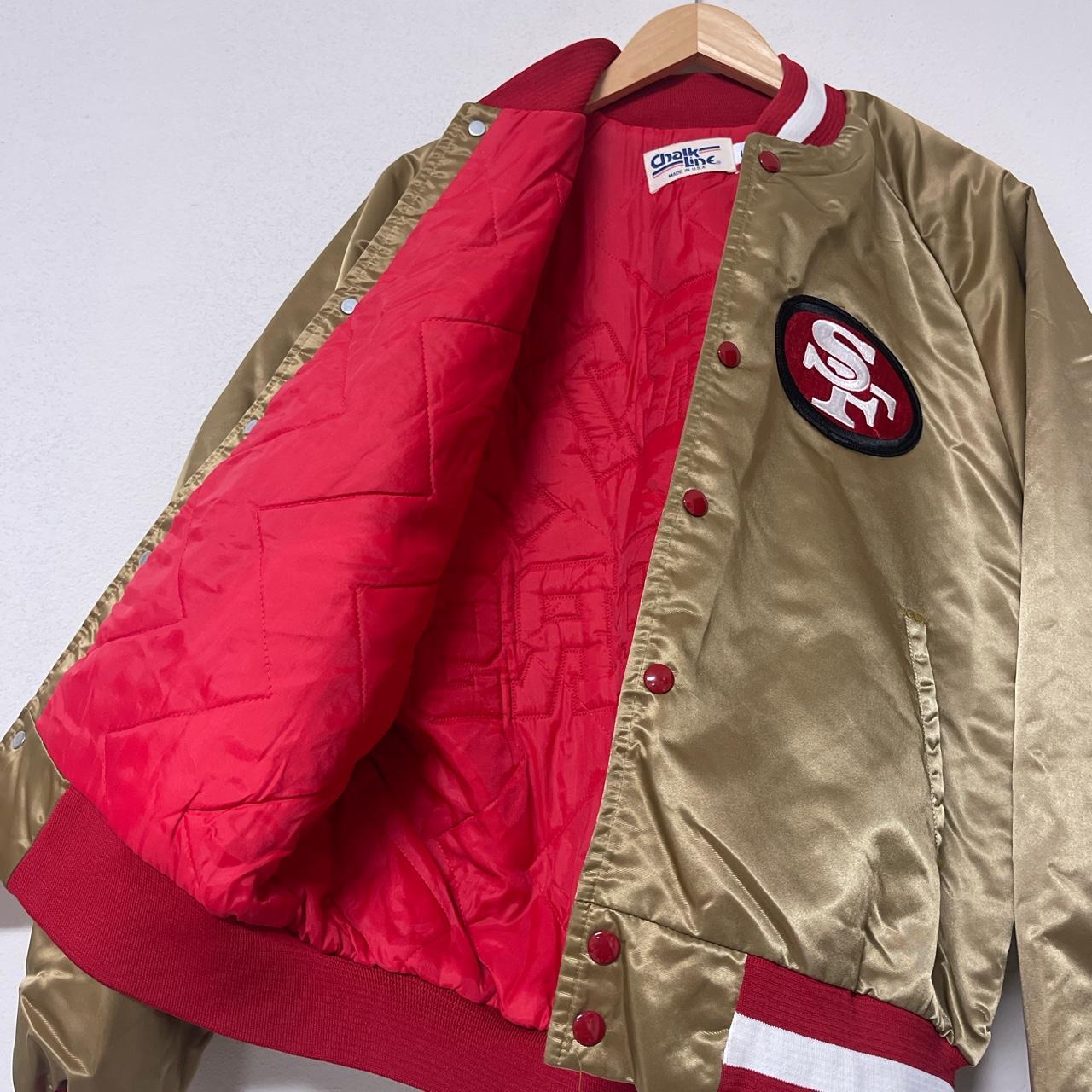 Vintage San Francisco 49ers chalkline jacket - Depop