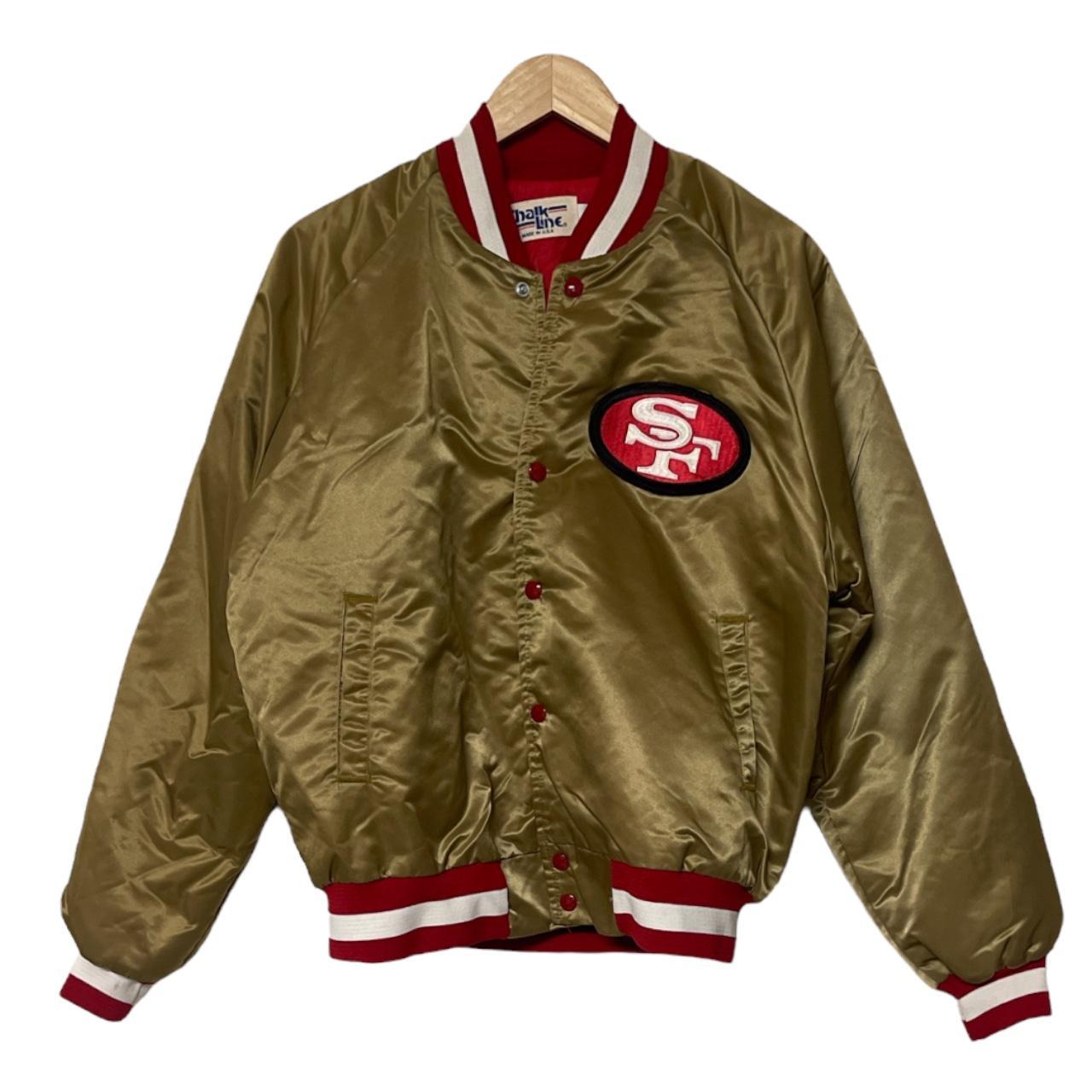 Vintage San Francisco 49ers chalkline jacket - Depop