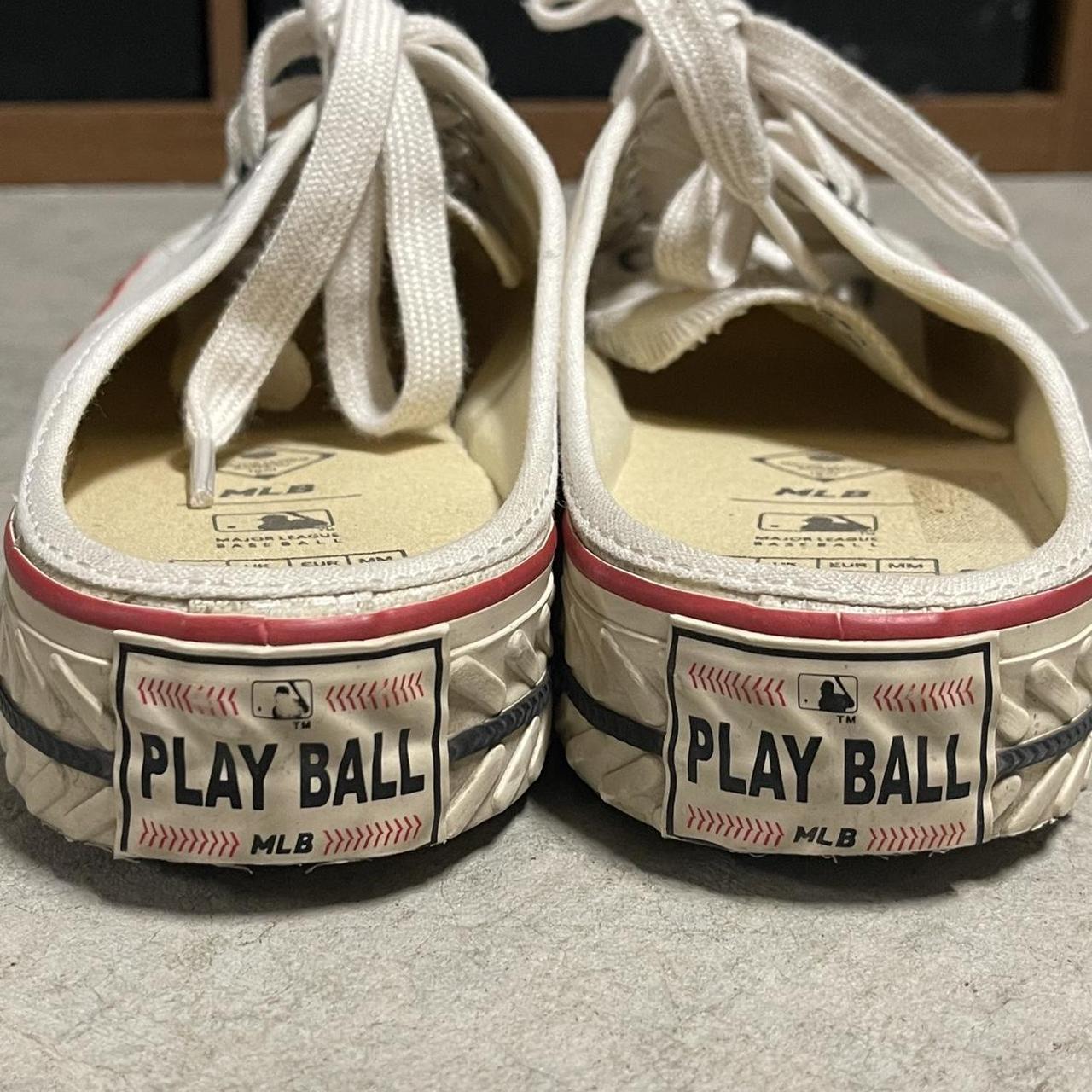 MLB■Playball Origin Module■送料込 MLB PlayBall Origin Mule NY New York Yankees white | Depop