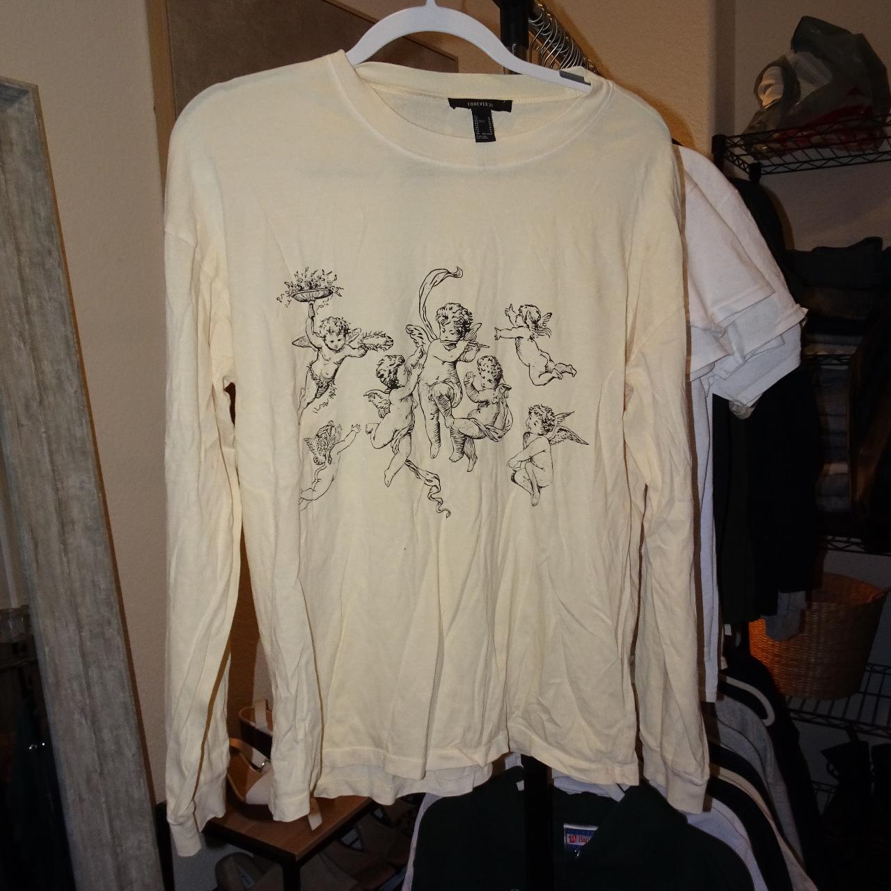 forever 21 angel long sleeve!