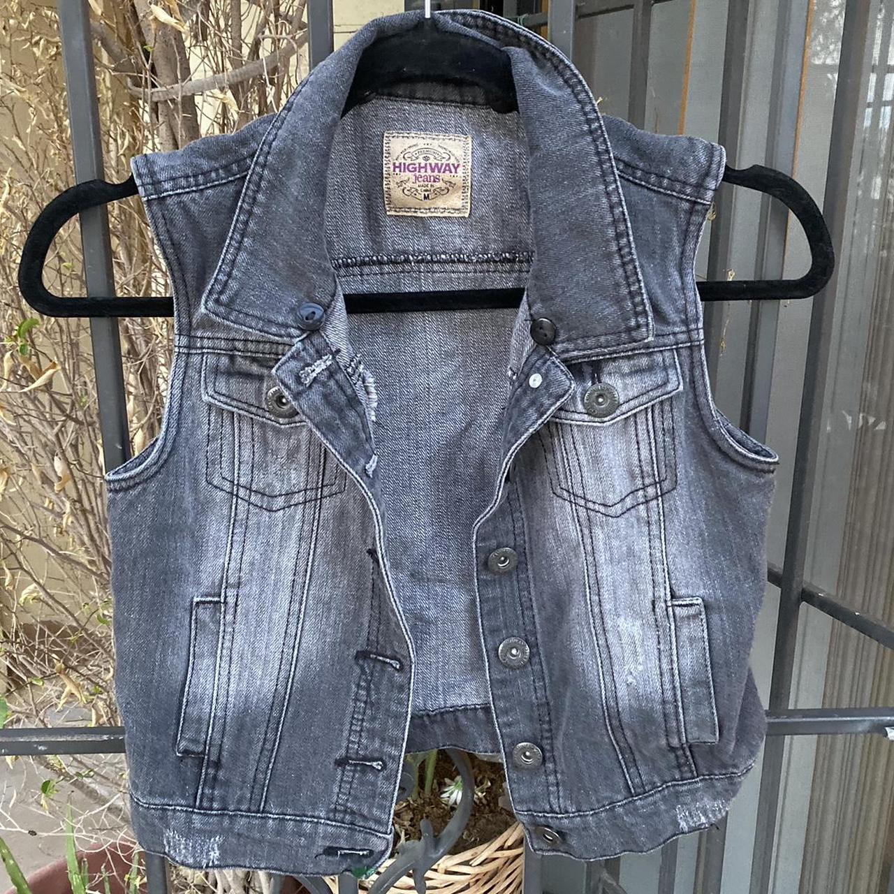 Highway jeans denim vest hotsell