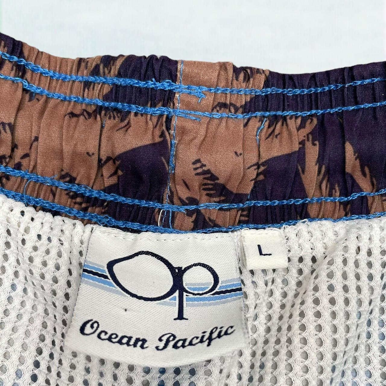Ocean Pacific Board Shorts L Men's Palm Tree Sunset... Depop