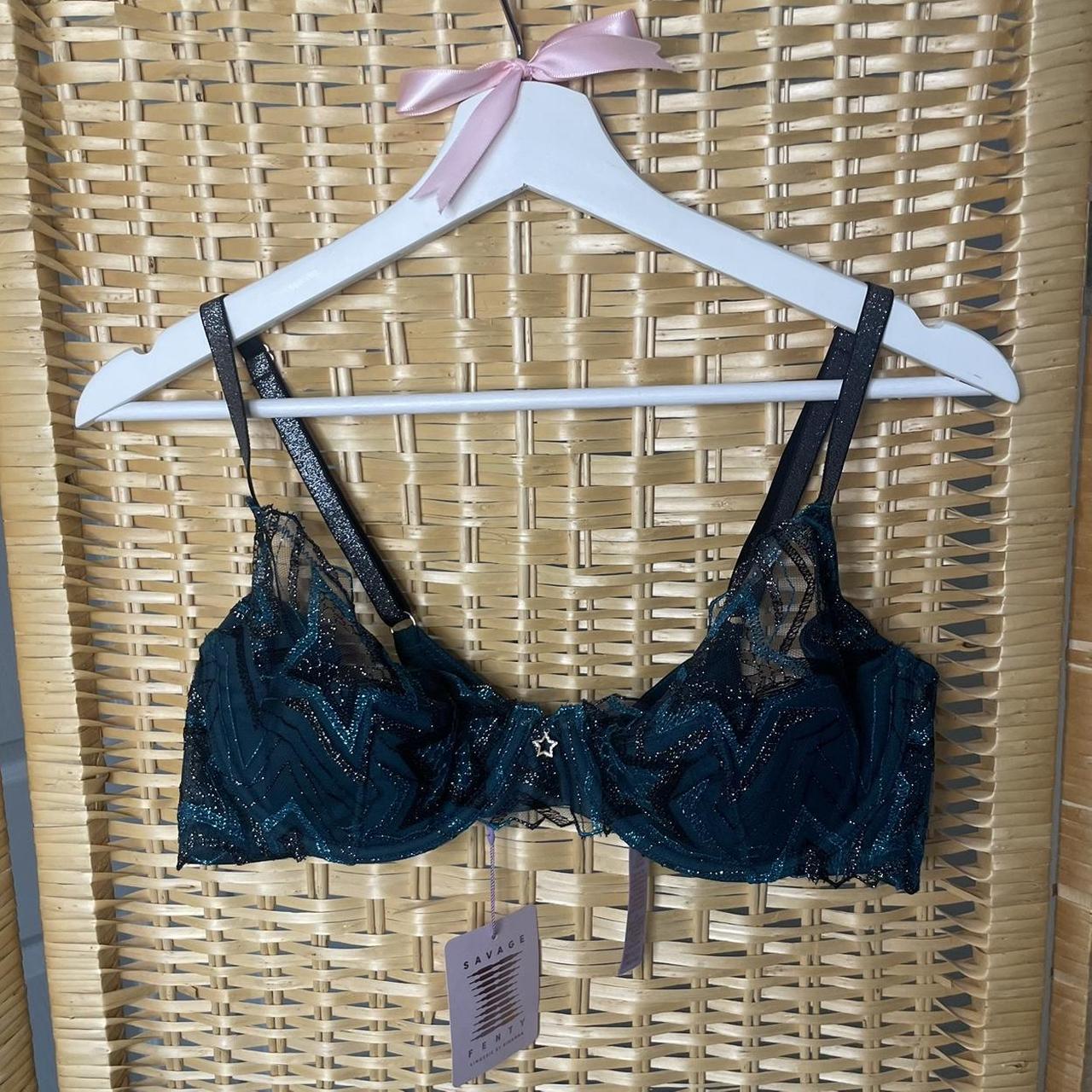 SAVAGE X FENTY SHINING STAR EMBROIDERED UNLINED DEMI - Depop
