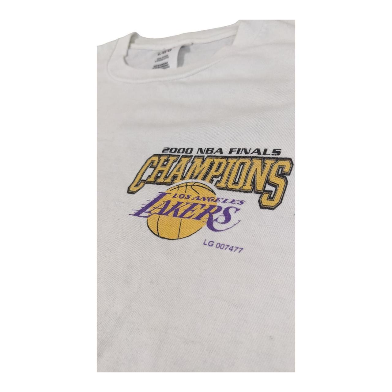 Outlet 2000 NBA Los Angeles Lakers Lg LA Finals Champions Vintage Graphic Shirt New