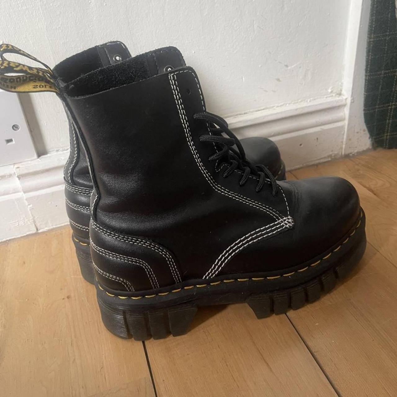 Black Doc Marten Boots size 6, perfect condition as... - Depop