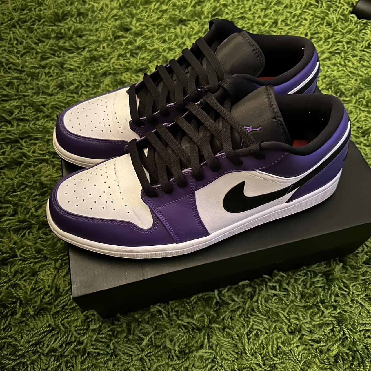 purple retro 1 low