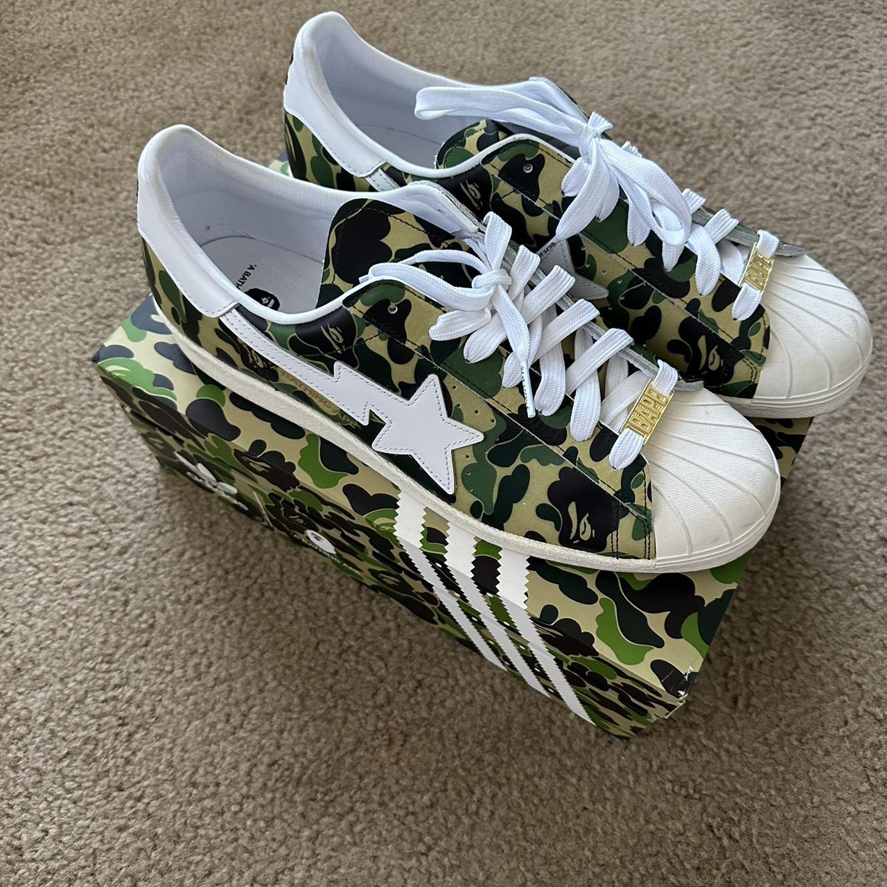 Bapesta x adidas superstar Sz 11.5 #bape #adidas... - Depop