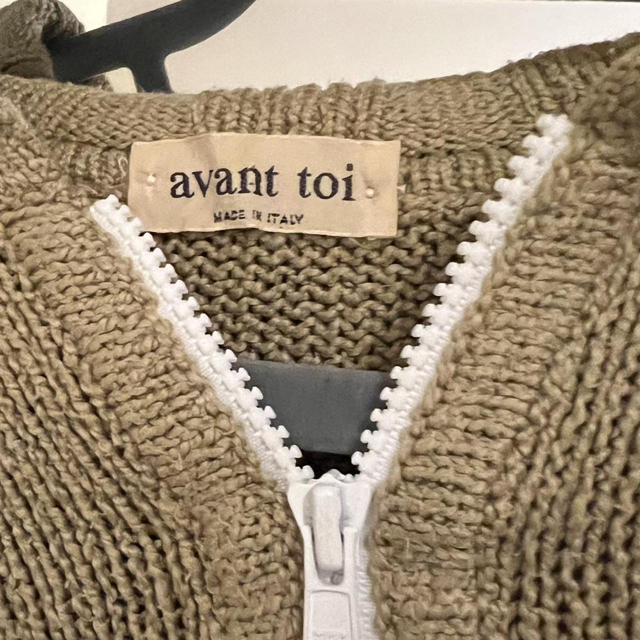 Avant Toi Women's Cream and Tan Jumper (2)