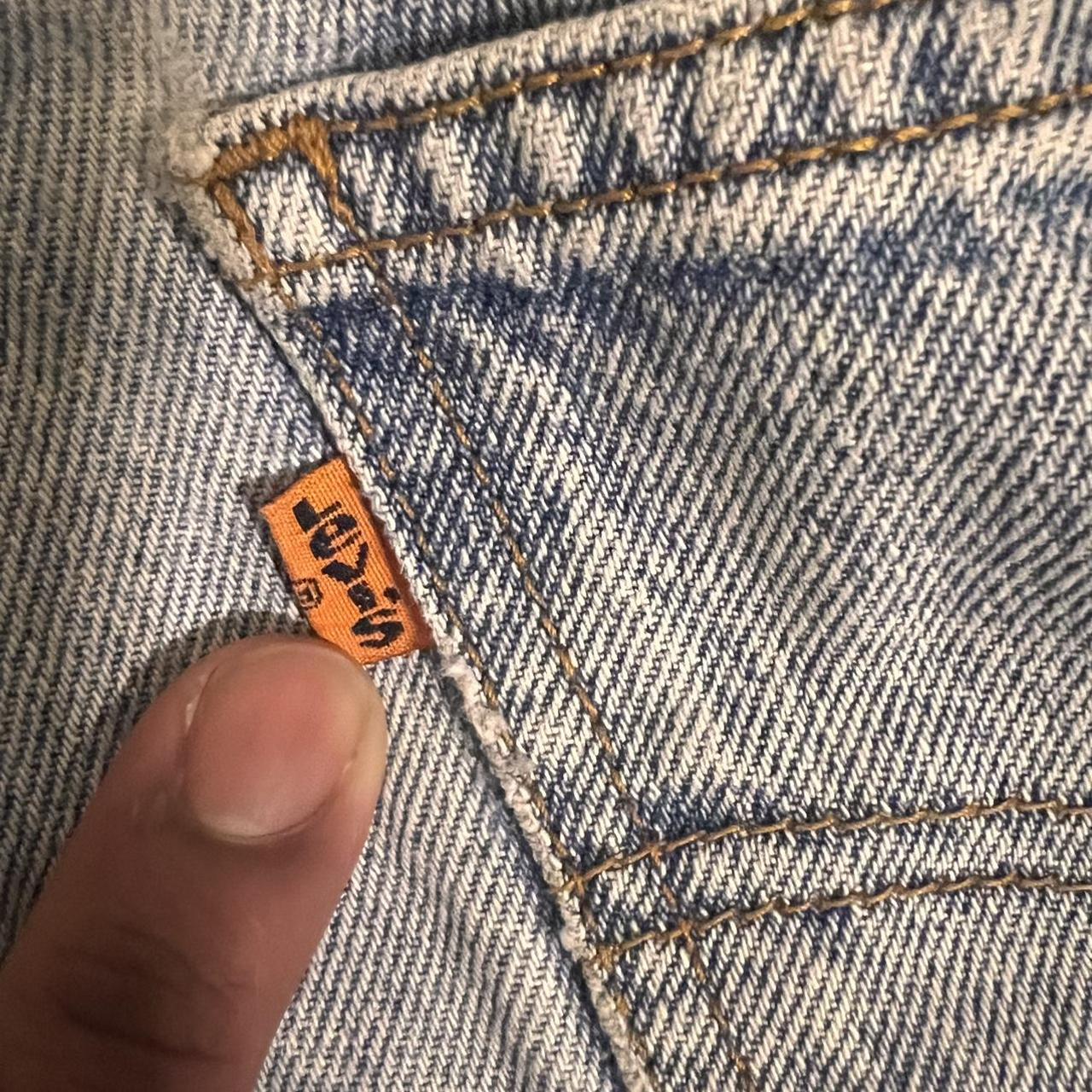 Vintage Levis 550 orange tab dated june... - Depop