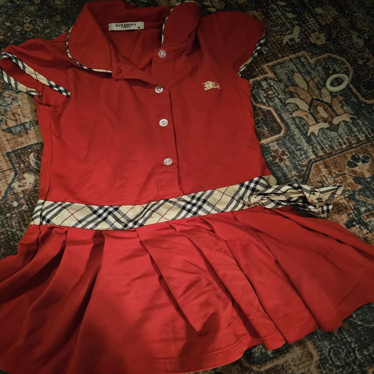 Burberry dress 3t hotsell