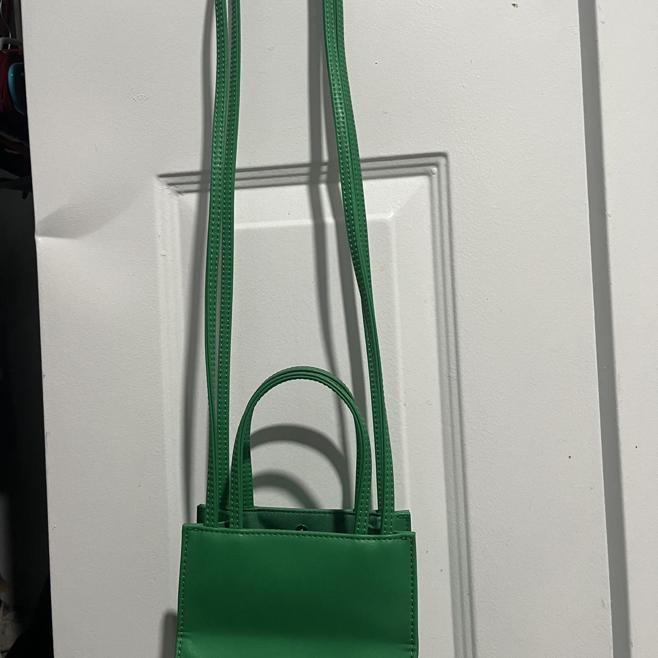 Telfar Women's Green Bag Depop