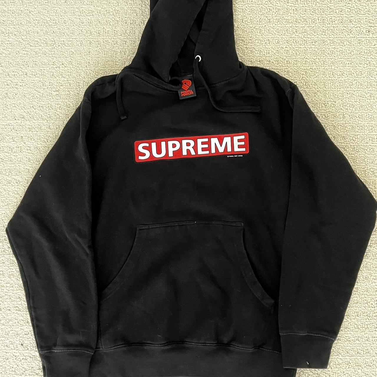 Powell Peralta supreme hoodie black - Depop