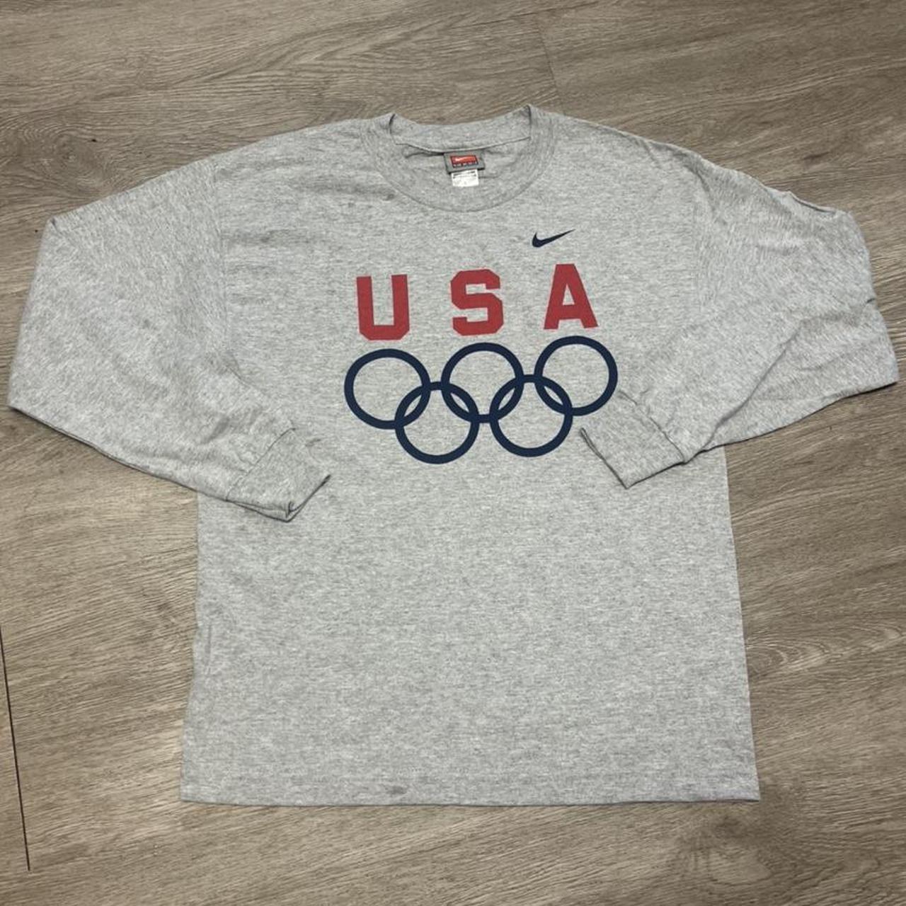 Team Nike Olympic Tee Excellent Condition Sz Large... - Depop