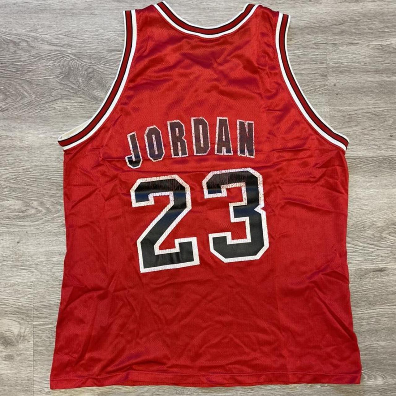 Michael Jordan Chicago Bulls Champion Jersey Mens... - Depop