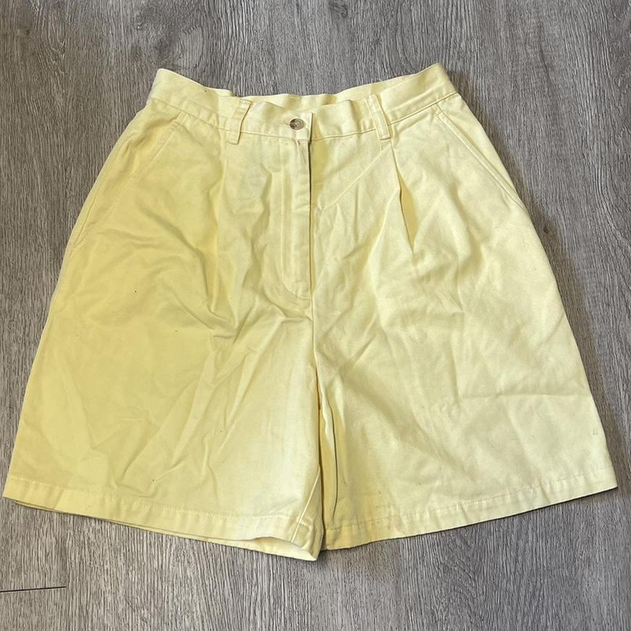 Polo Ralph Lauren Women's Yellow Shorts | Depop