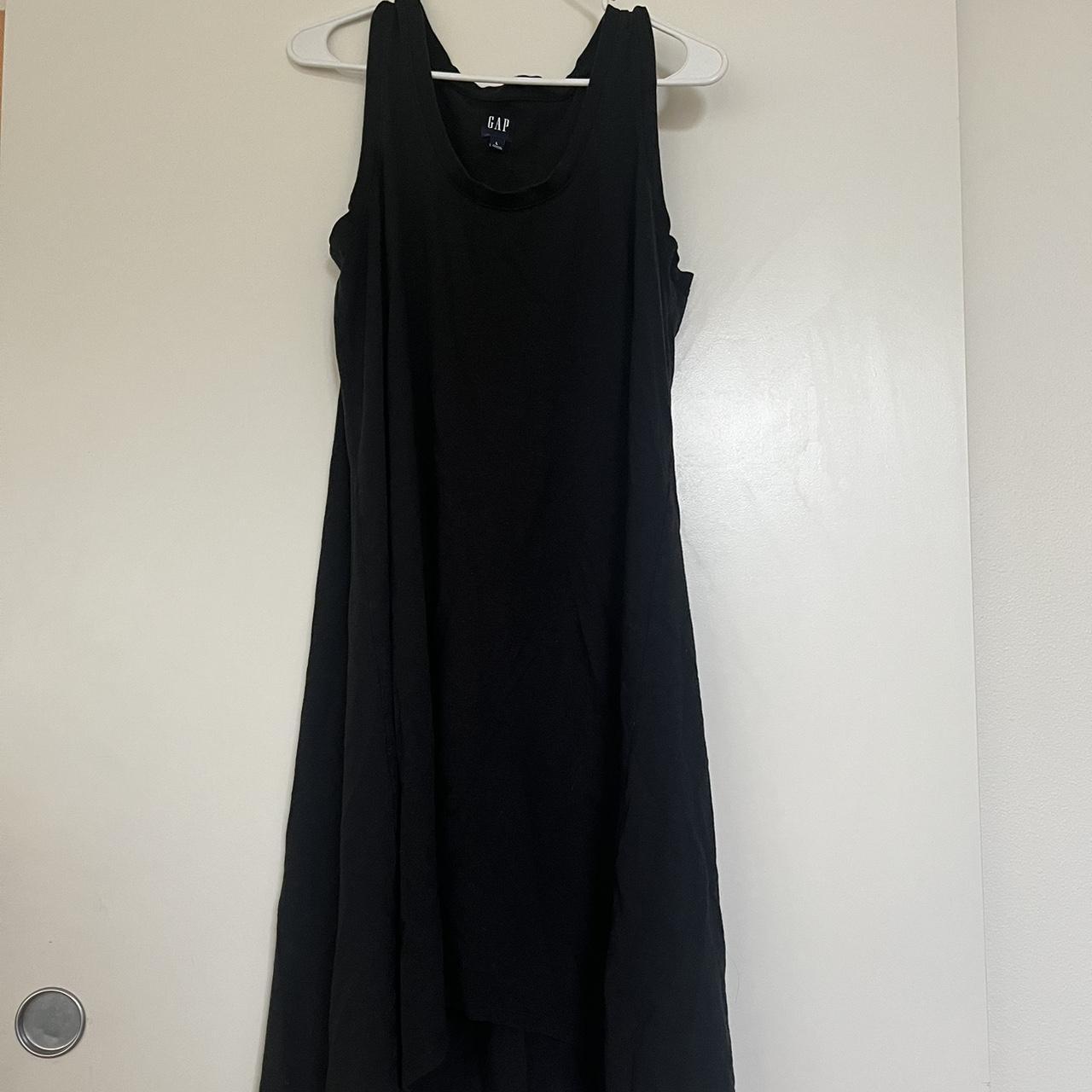 Black Gap Dress! The front has a higher length than... - Depop