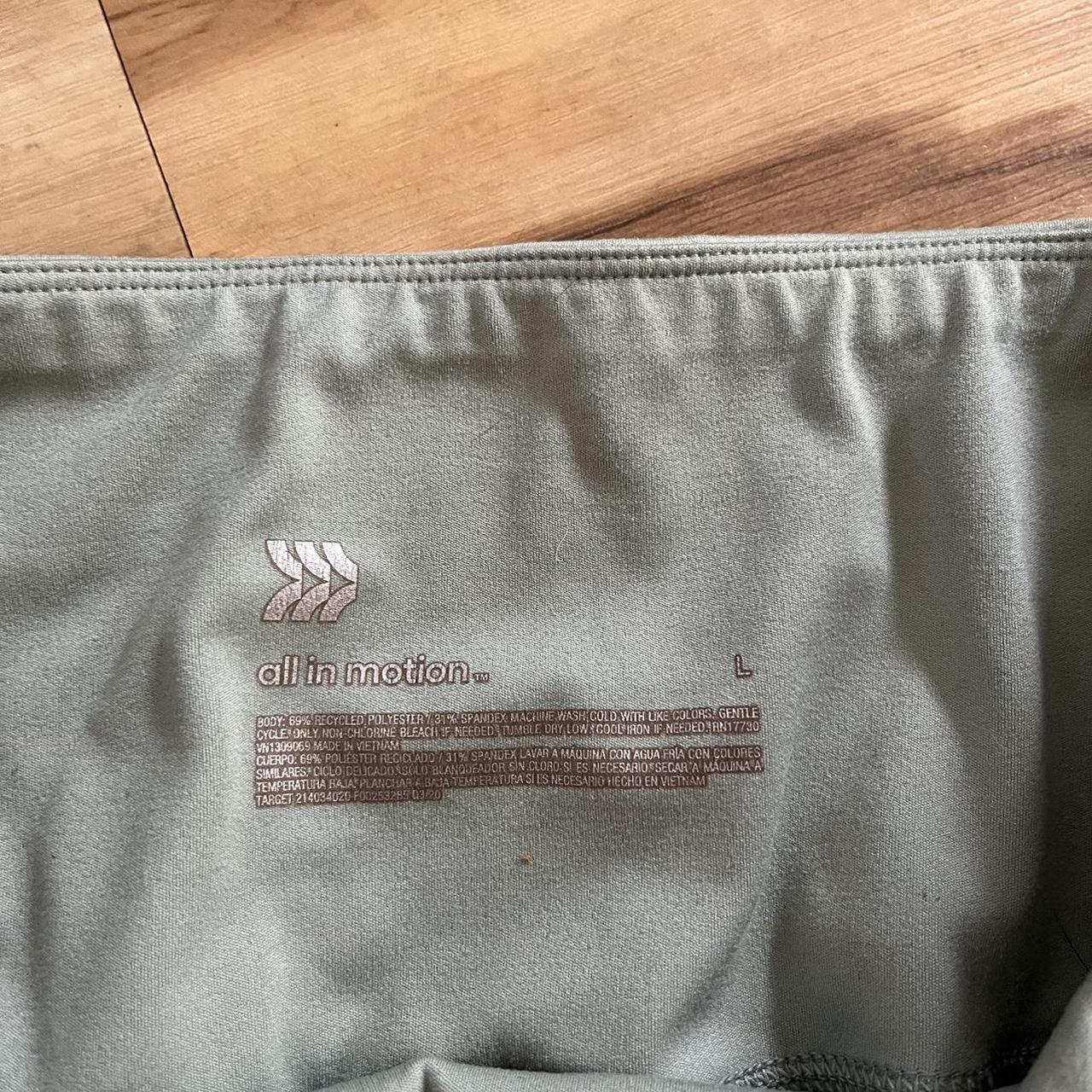 TARGET ALL IN MOTION BRAND SAGE GREEN LEGGINGS - Depop