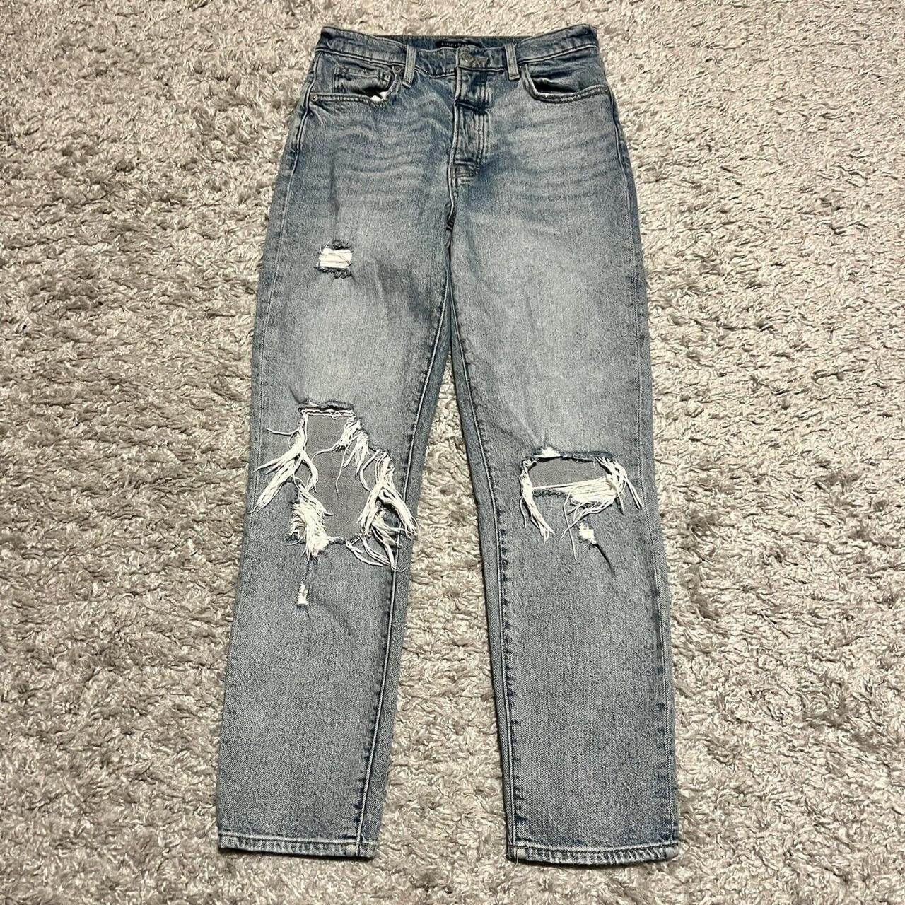 Womens Lucky Brand 'Drew' high-rise mom jeans Size - Depop