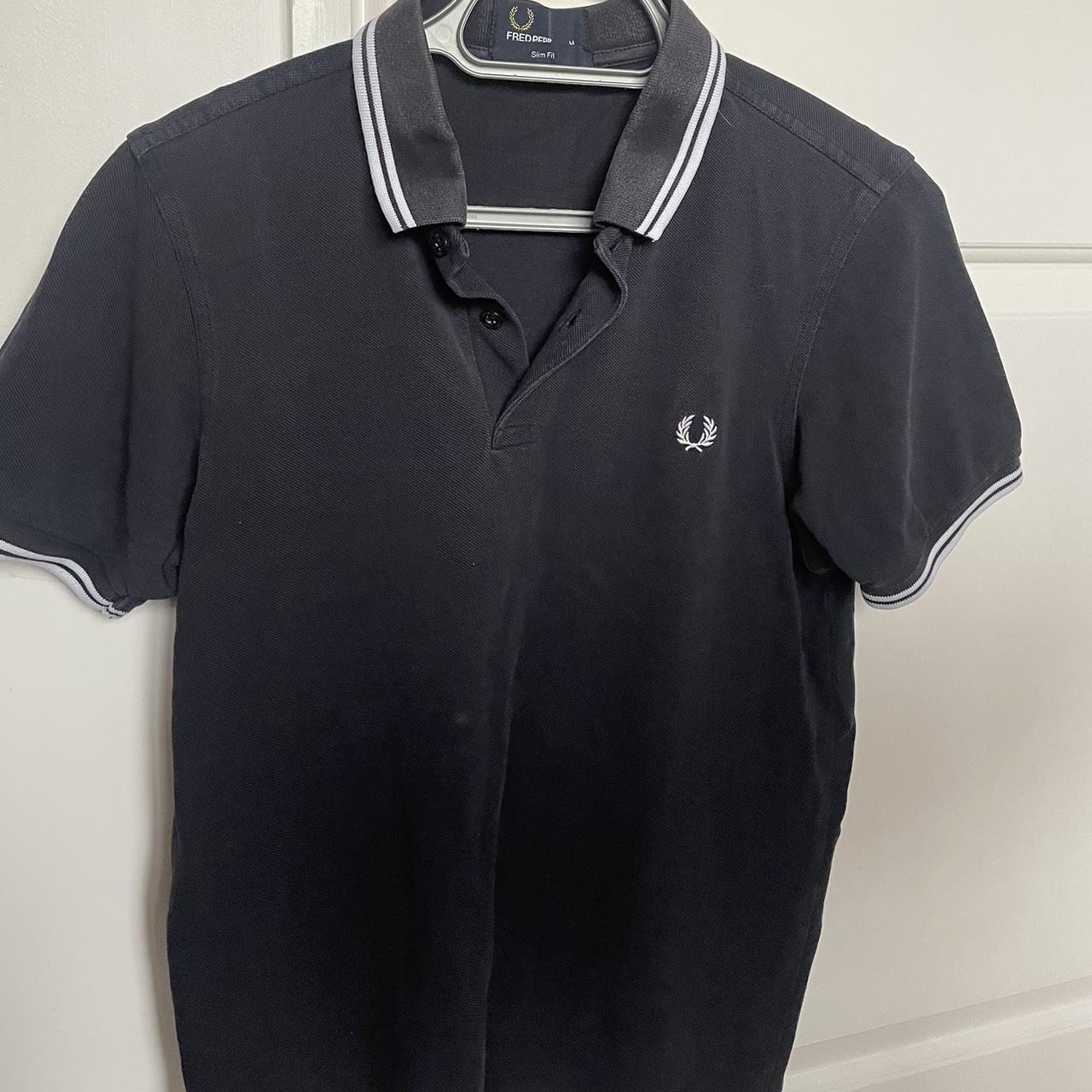 Black Fred Perry polo | Size Medium - could fit a... - Depop