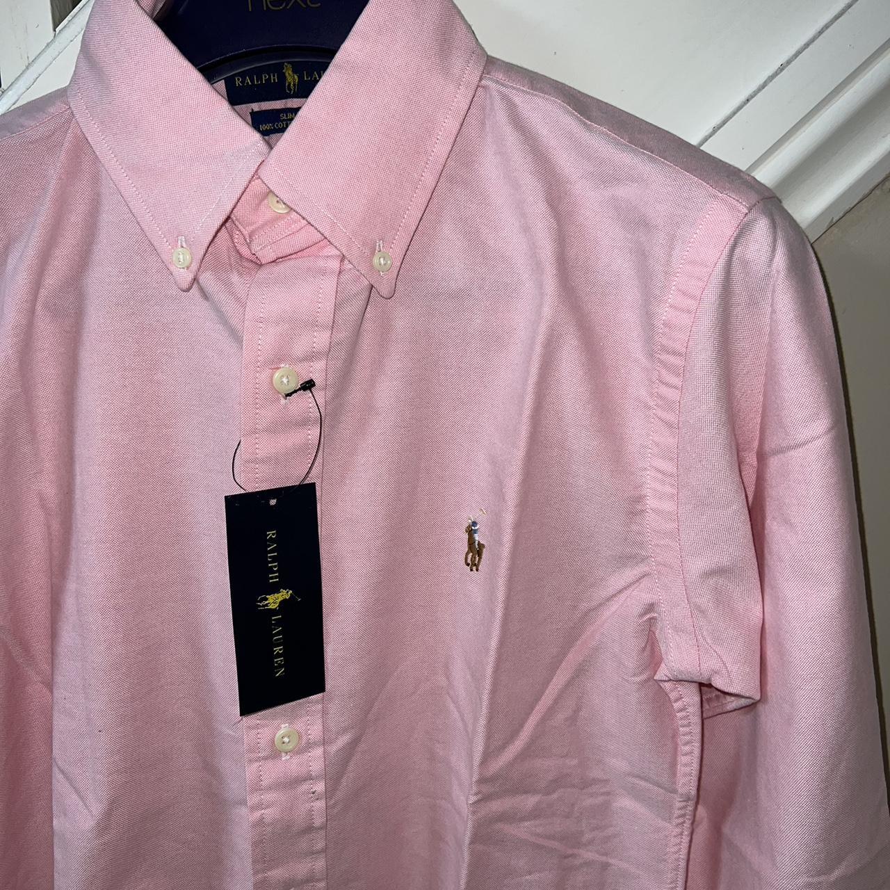 Ralph Lauren Men's Pink Shirt | Depop