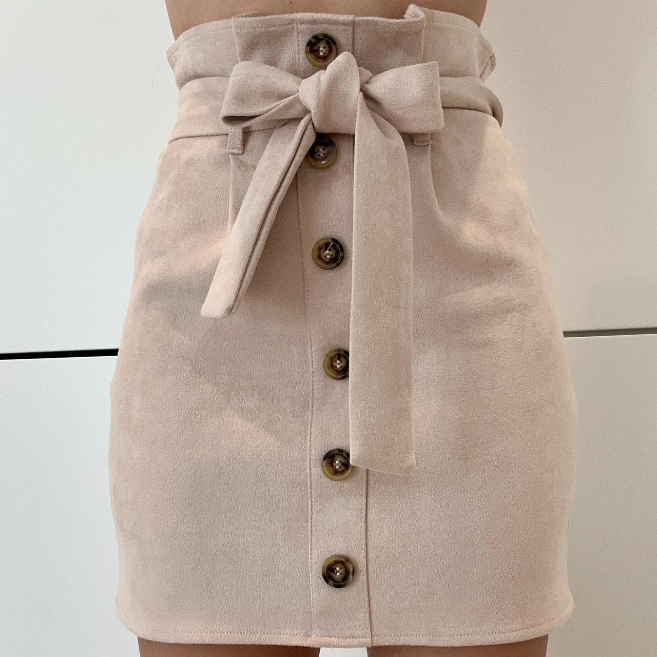 Missguided faux suede mini skirt best sale