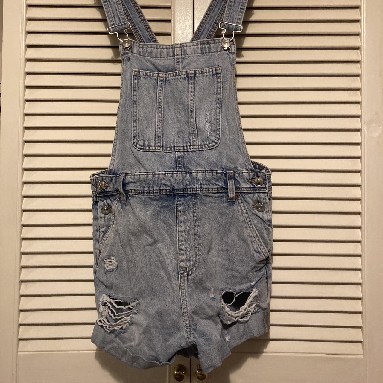 Women S Blue Dungarees Overalls Depop