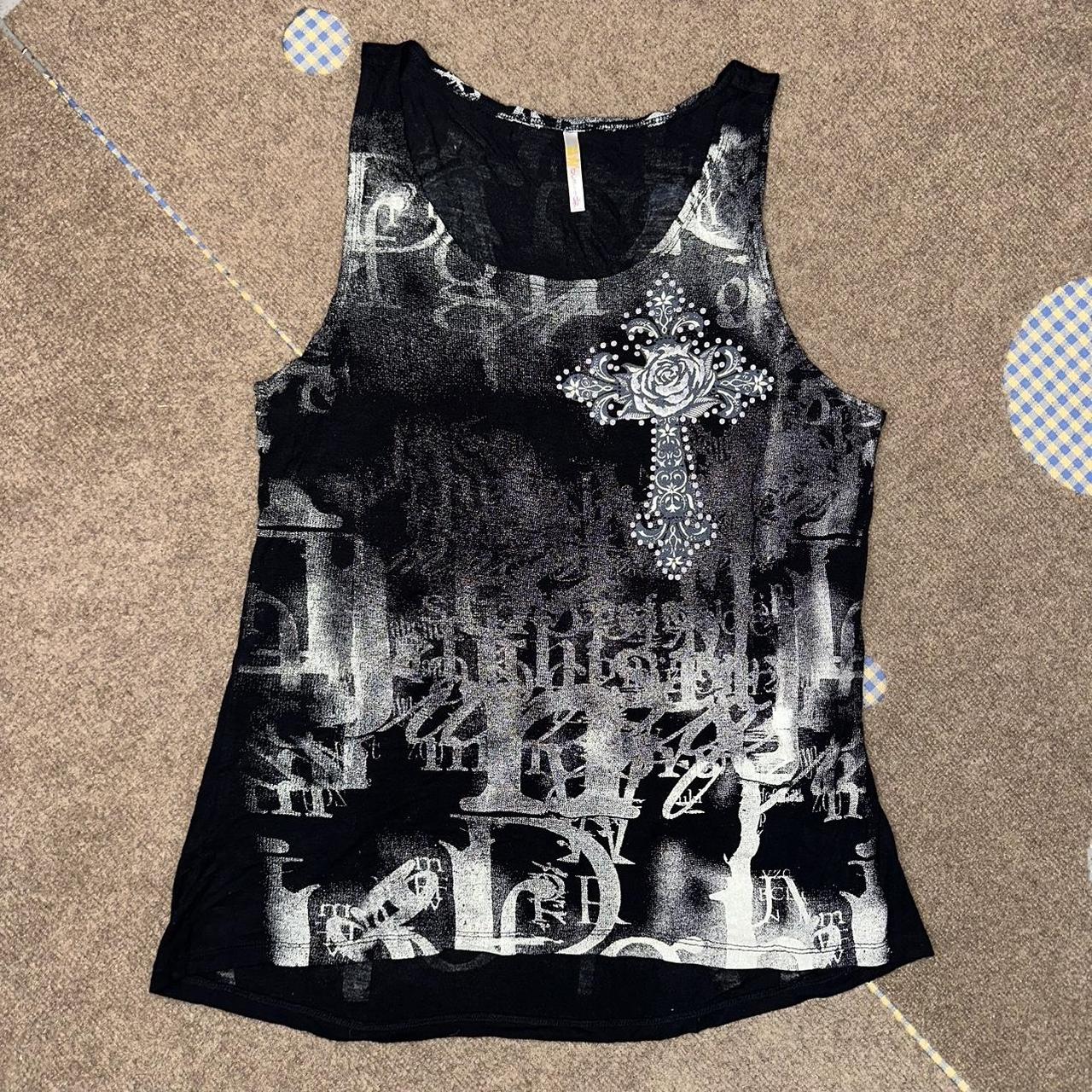 LGB初期TANK TOP人気DREAD ROCKS黒archiveロックY2K LGB初期TANK TOP人気DREAD ROCKS黒archiveロックY2K