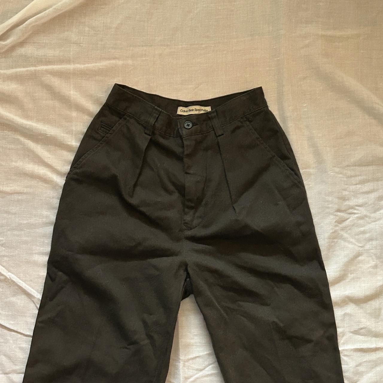 calvin klein sport petite high waisted pants dark... - Depop